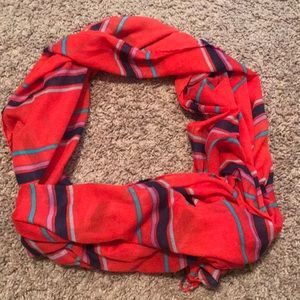 Aerie Striped Red Scarf